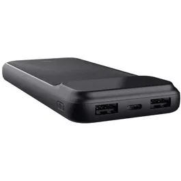 Trust Batería externa Power Bank Avala 10000mAh 20W, 2xUSB-C + USB-A, Negro